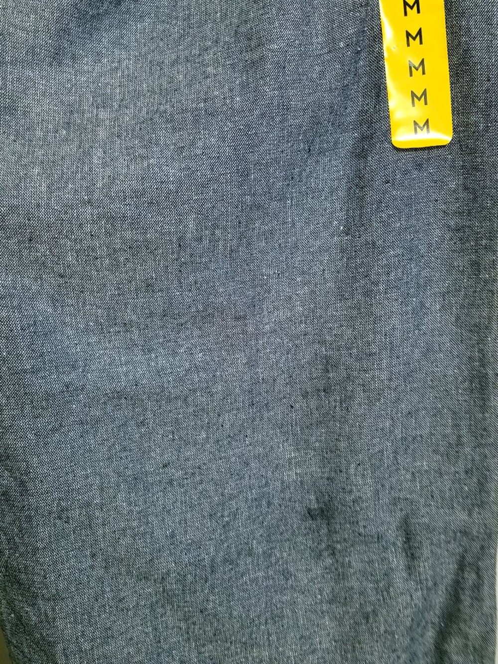 Gap Light Blue Linen Blend Pull-On Pants Medium NWT Seam Detail - Picture 6 of 16